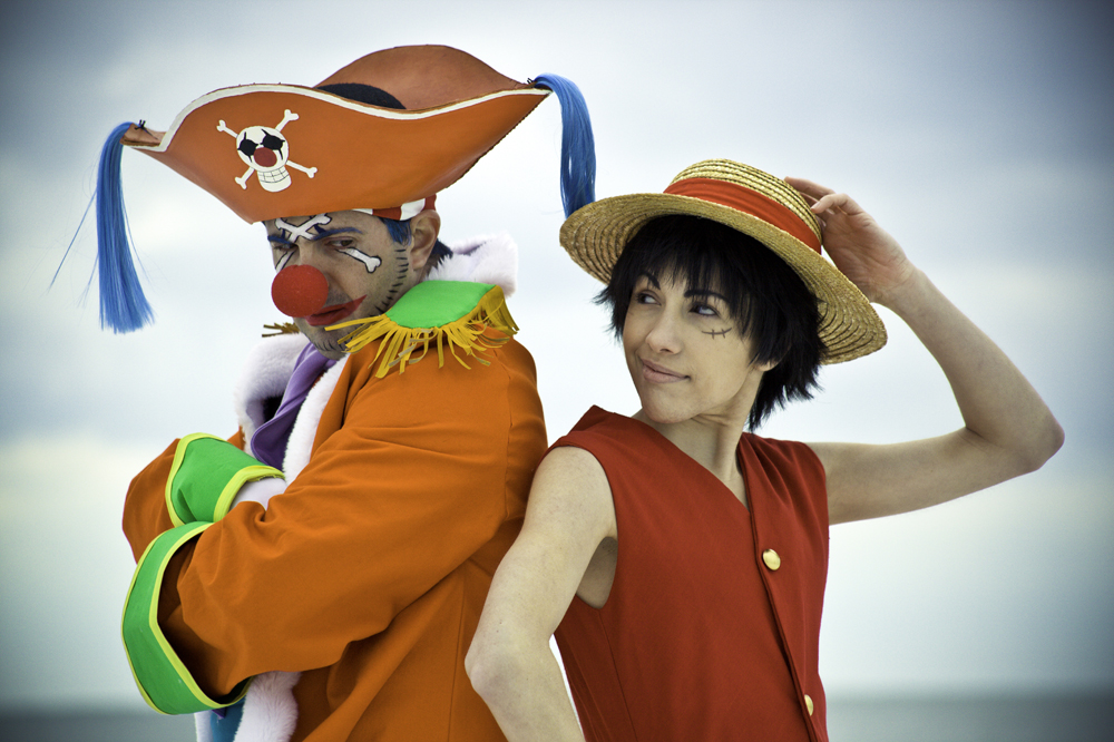 Photo of IchigoKitty cosplaying Monkey D. Luffy (One Piece) .