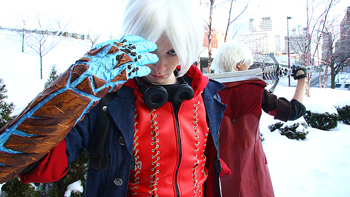 Devil May Cry 4 Nero Outfit Uniform Cosplay Costume{Free shipping