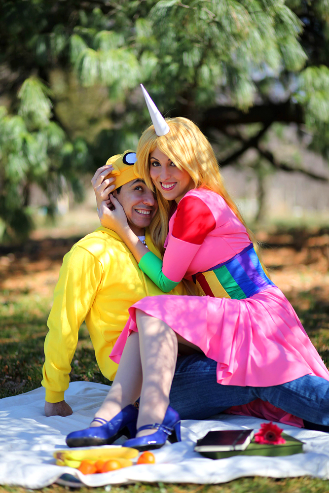Photo of SEWthoughtful cosplaying Lady Rainicorn (Adventure Time with Finn ...