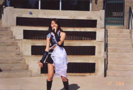 Yuna from Final Fantasy X-2 worn by Vivi