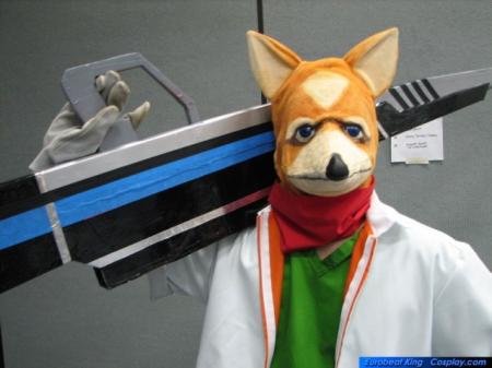 fox mccloud dog costume