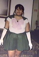 Sailor Jupiter from Sailor Moon worn by Lady Hoshi