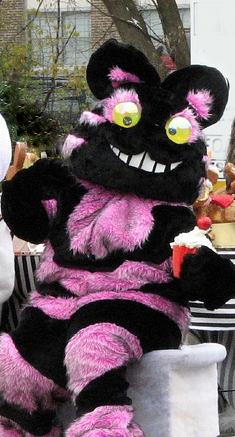 Cheshire Cat from Alice in Wonderland worn by Kaijugal