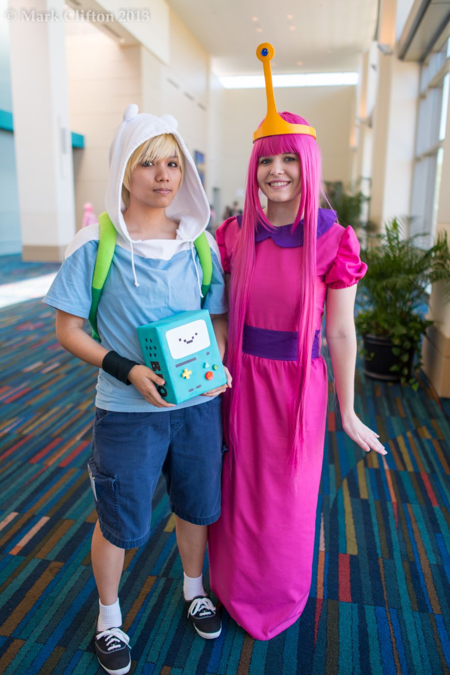 Photo of candiie?wish cosplaying Finn (Adventure Time with Finn and Jake) .