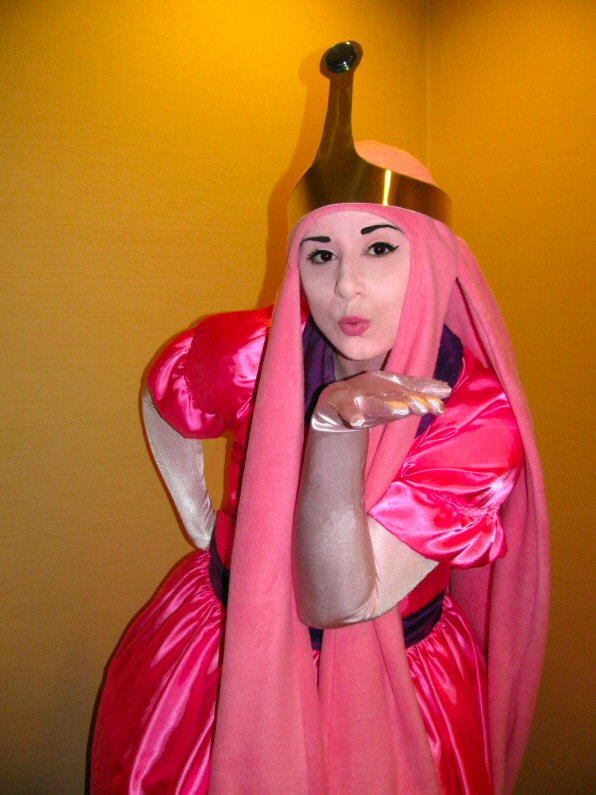 Photo of Pocky Princess Darcy cosplaying Princess Bubblegum (Adventure Time...