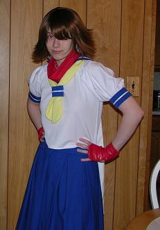 Sakura Kasugano from Street Fighter Alpha worn by YunaLenne