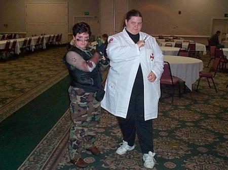 Umbrella Scientist from Resident Evil worn by Sabrina Dragon