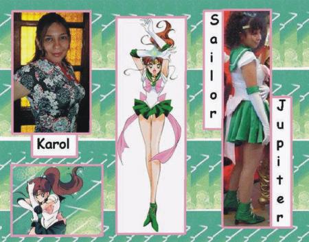 Sailor Jupiter from Sailor Moon worn by Karol Neko Chan