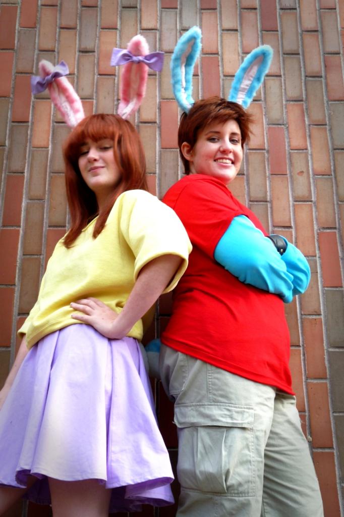 babs and buster bunny costumes