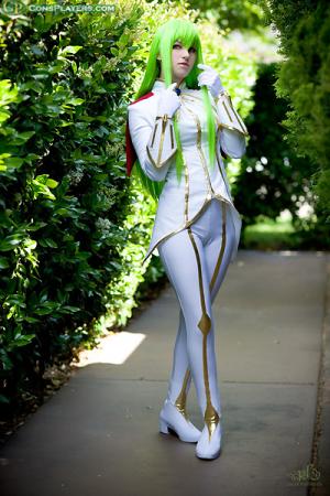 Code Geass C.C. CC White Suit Cosplay Costume