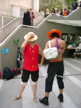 Monkey D. Luffy from One Piece worn by Sarah