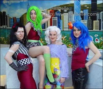 Pizzazz from Jem and the Holograms worn by hellbelle