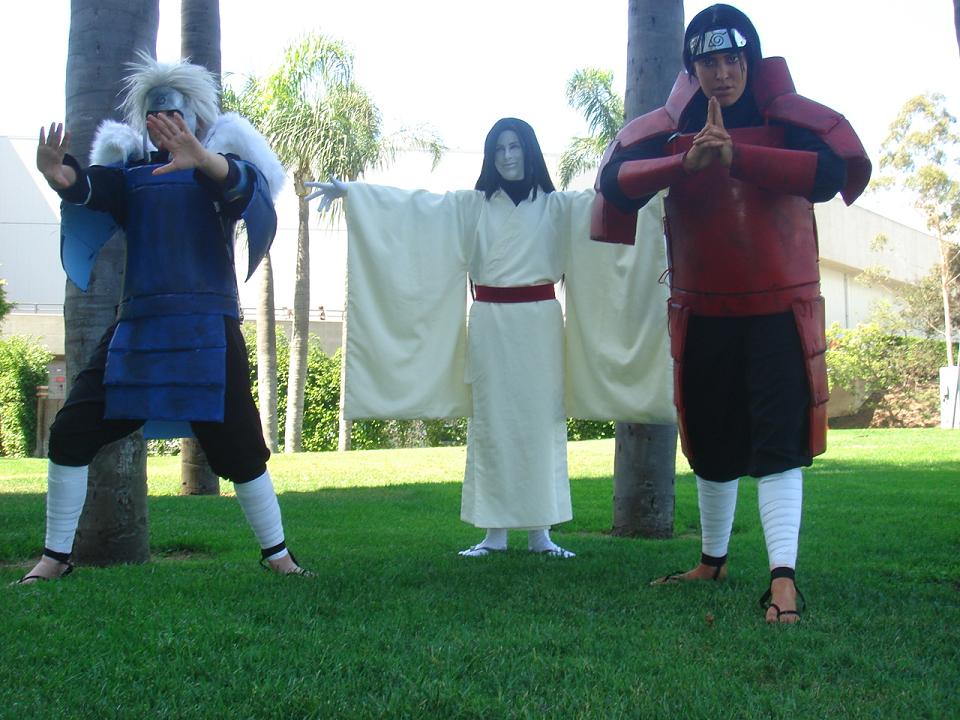 Photo of Gowa-chan cosplaying Shodaime Hokage (Naruto) .