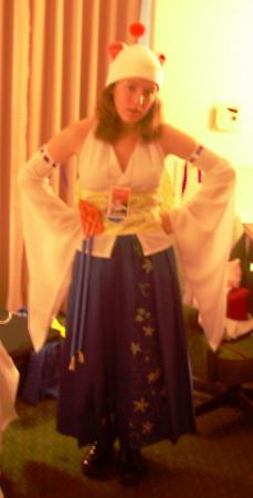 Yuna from Final Fantasy X worn by moogleyuni