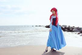 Ariel from Little Mermaid worn by Bluucircles