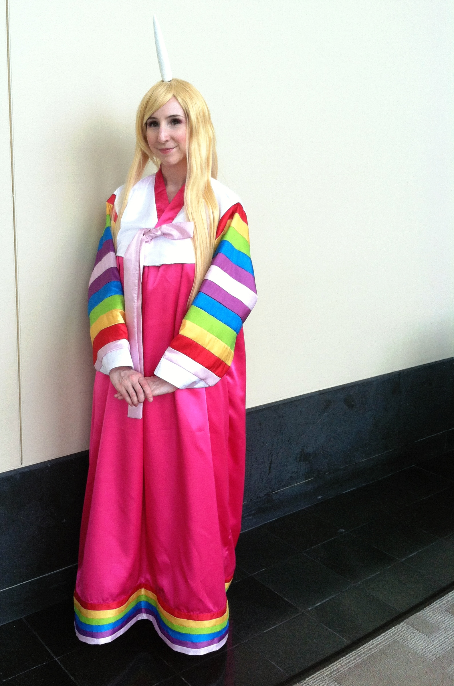 Photo of HSC-Abby cosplaying Lady Rainicorn (Adventure Time with Finn and J...