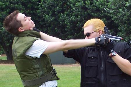  Albert Wesker from Resident Evil worn by Captain Wakusei Prince