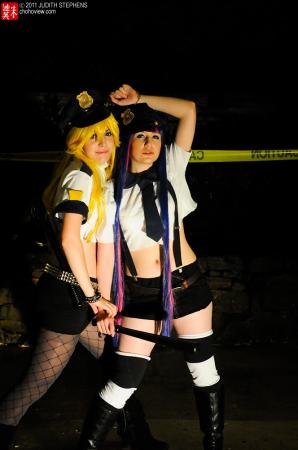 Stocking from Panty and Stocking with Garterbelt worn by LoveJoker