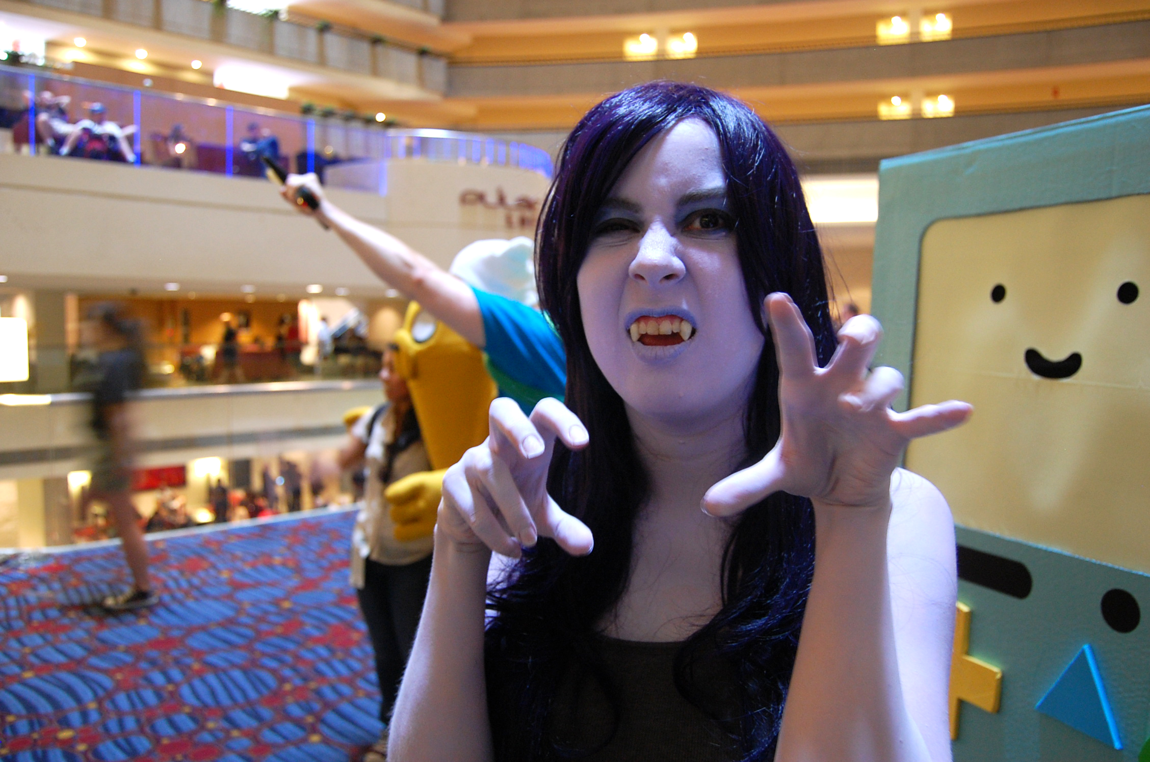 Marceline the Vampire Queen (Adventure Time with Finn and Jake) cosplayed b...