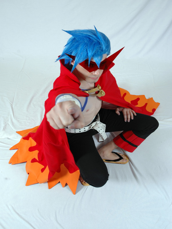 Tengen toppa gurren lagann kamina cosplay costume feito qualquer