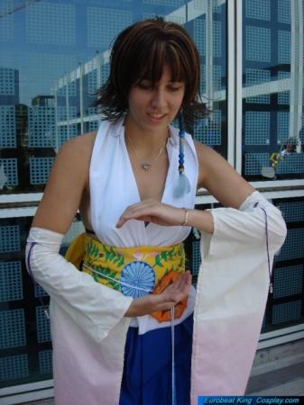 Yuna from Final Fantasy X worn by Leon