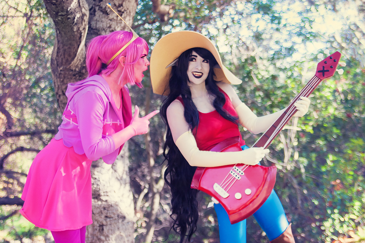 Photo of mostflogged cosplaying Marceline the Vampire Queen (Adventure Time...