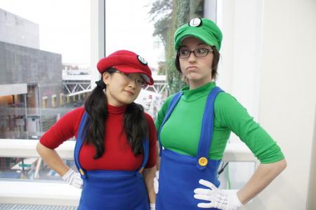 Luigi from Super Mario Brothers Series worn by Jules