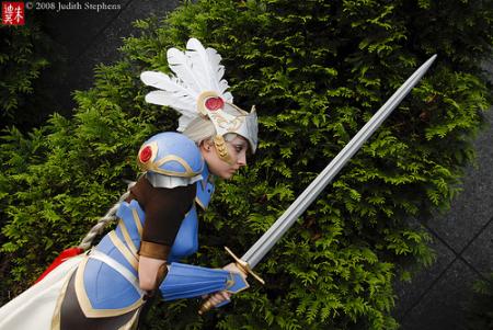 Lenneth Valkyrie from Valkyrie Profile worn by Chiara Scuro