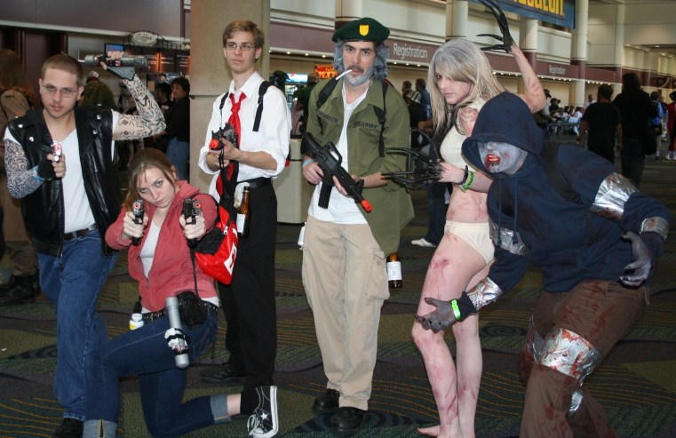 Photo of psychoaccess cosplaying Zoey (Left 4 Dead) .