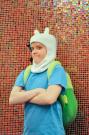Finn from Adventure Time with Finn and Jake worn by bonk