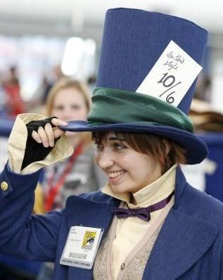 The Mad Hatter from Alice in Wonderland worn by N1njaP1rate