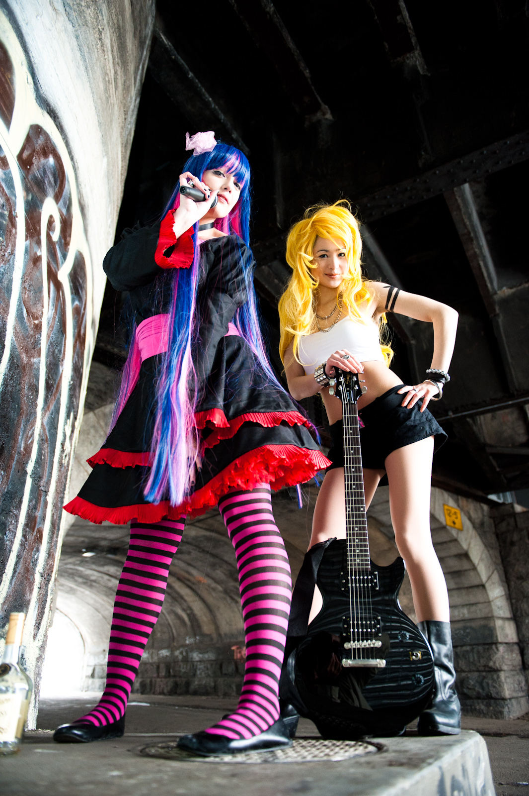 Panty and stocking brief cosplay