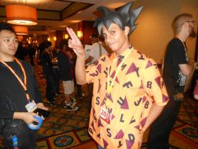 Goku from Dragonball Z worn by Black Gokou