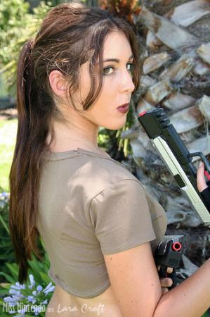 Lara Croft from Tomb Raider worn by Miss Nintendo