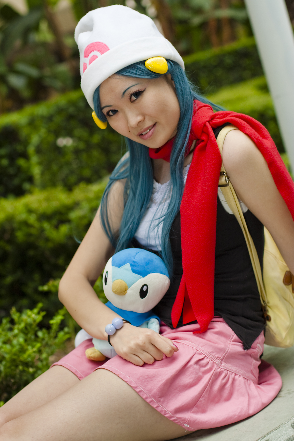 Photo of AoiMizuno (Christine) cosplaying Dawn / Hikari (Pokemon) .