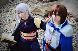 The Legend of the Legendary Heroes Cosplay Ryner Lute Costume