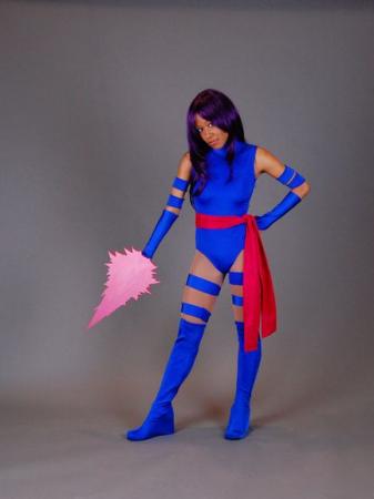 Psylocke from X-Men worn by Blikku