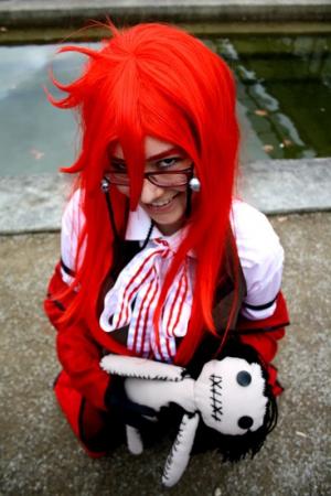 Grell Sutcliff from Black Butler worn by Aku-Chan