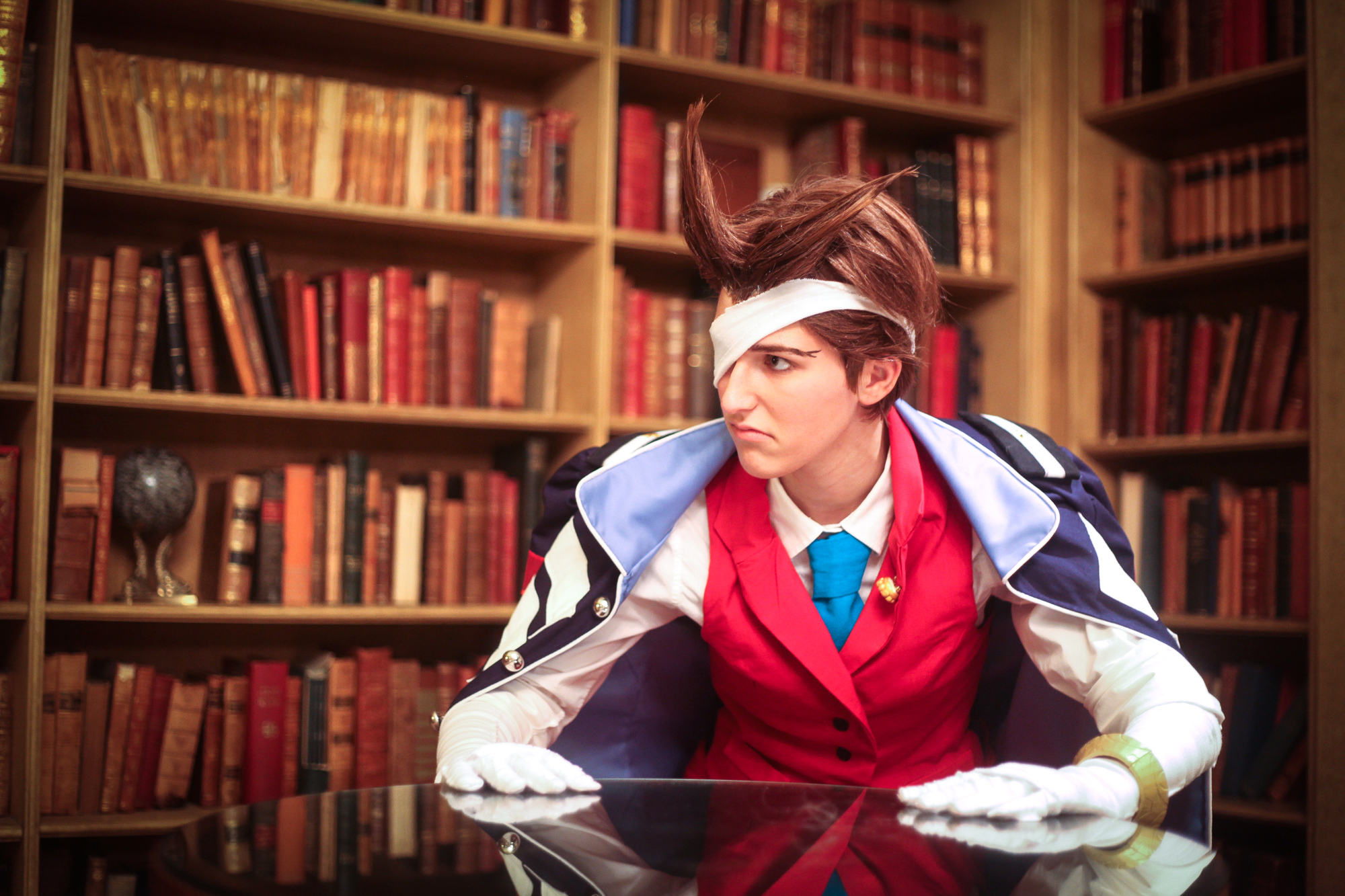 Photo of CapsKat cosplaying Apollo Justice (Phoenix Wright: Ace Attorney - ...