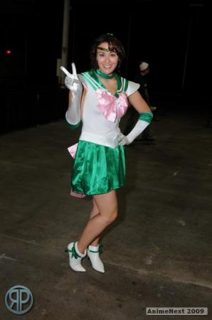 Sailor Jupiter from Sailor Moon worn by Bookish Belle