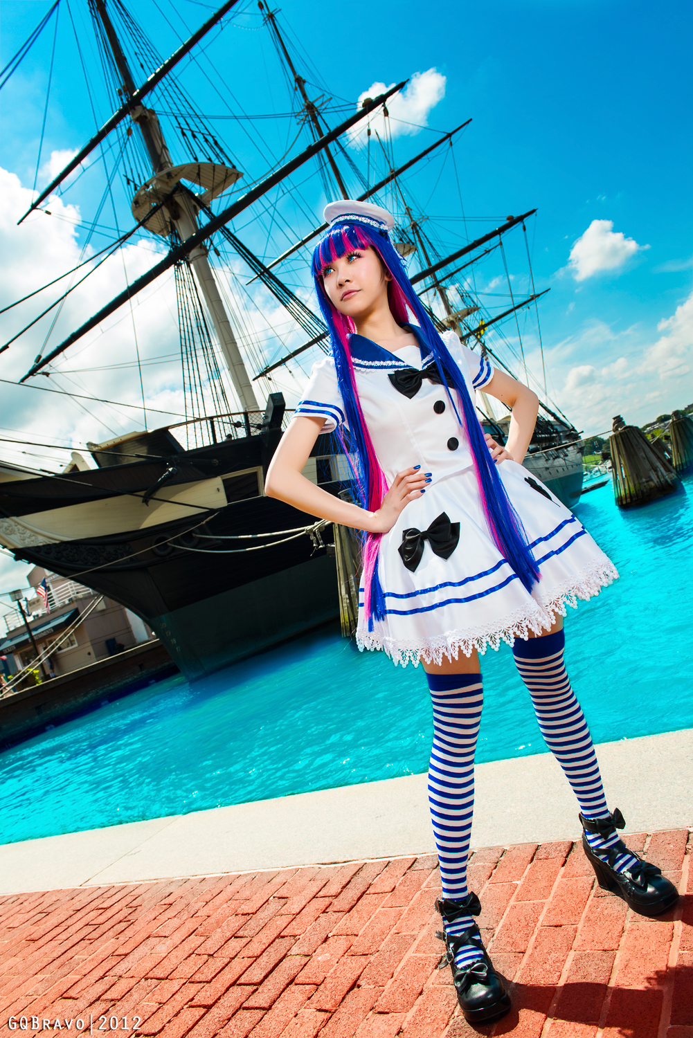 Photo of Luvnatsu cosplaying Stocking (Panty and Stocking with Garterbelt) 