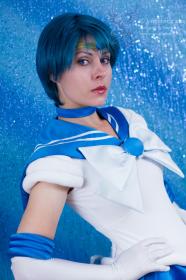 Sailor Mercury from Sailor Moon worn by Ammie