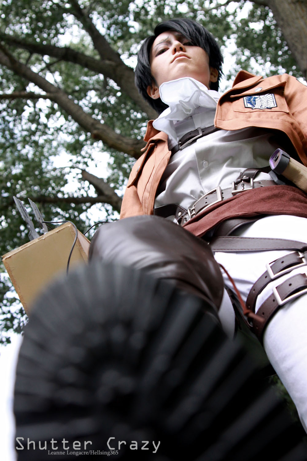 Photo of Shikarius <b>cosplaying</b> <b>Levi</b> (Attack on Titan) .