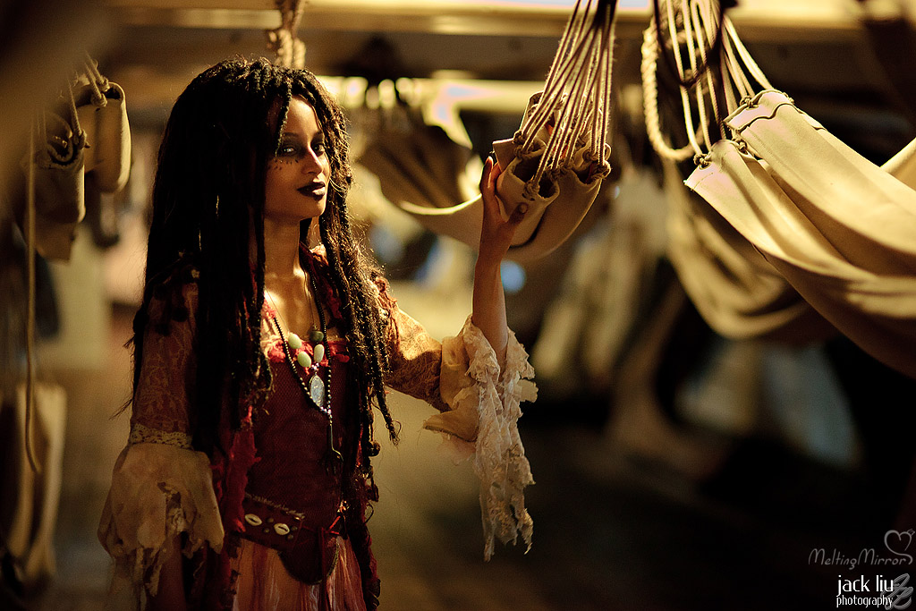 Photo of Melting Mirror cosplaying Tia Dalma / Calypso (Pirates of the Cari...