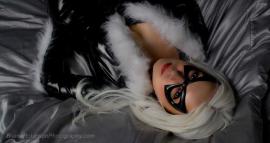 Black Cat from Marvel Comics worn by Kitteh Cosplay
