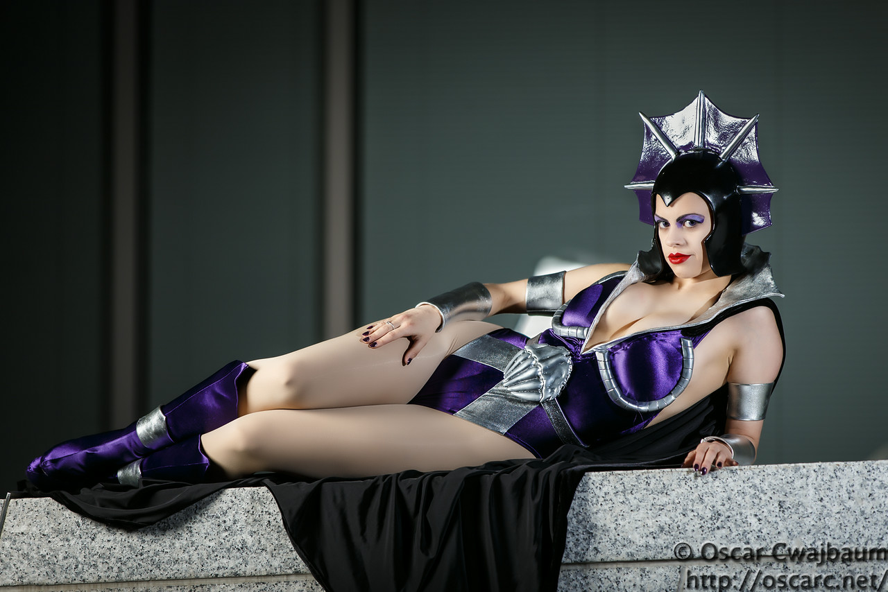 Photo of Faye Lynn cosplaying Evil-Lyn (He-Man, Masters of the Universe) .