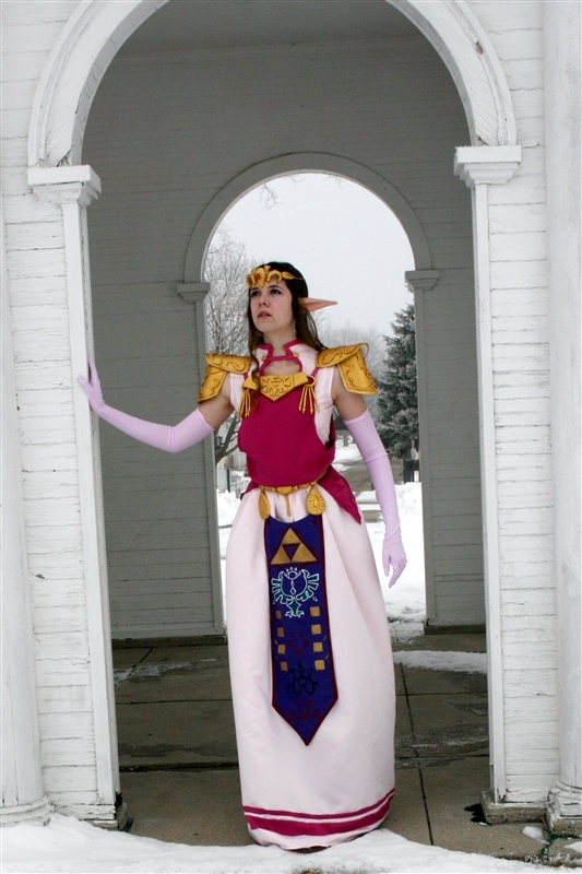 Zelda Cosplay Costume Ocarina of Time Princess Zelda Crown 