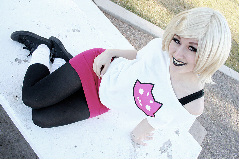 double A cup tits” #roxy #roxylalonde #cosplay #homestuck #homestuckp
