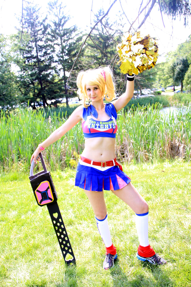 juliet starling chainsaw lollipop cosplay comic con
