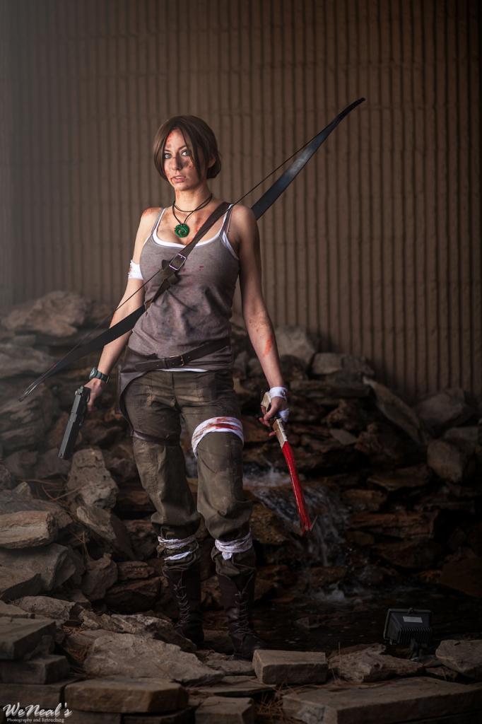 Lara Croft (Tomb Raider) cosplayed by AlyCat Cosplay.